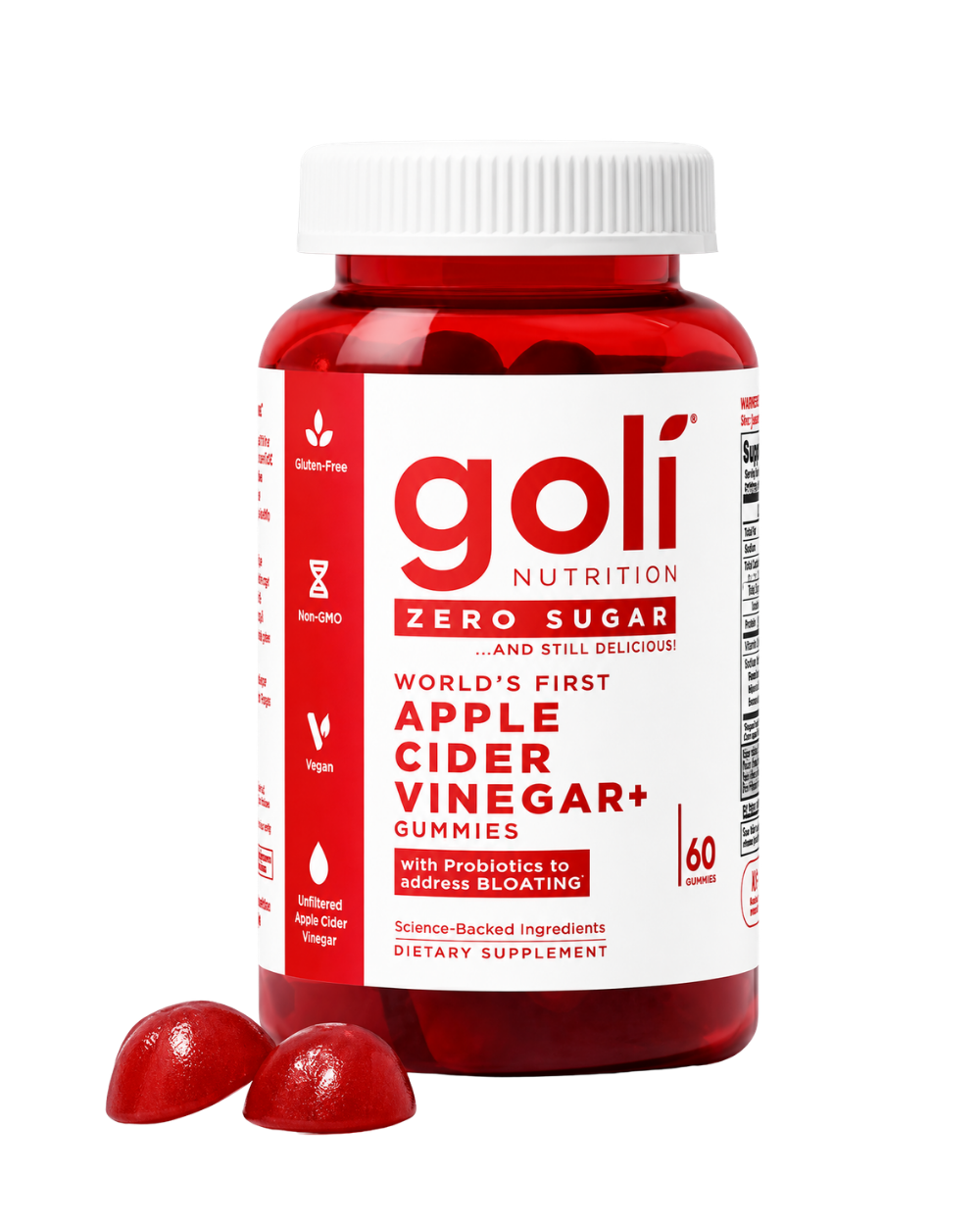 Zero Sugar Apple Cider Vinegar Gummies