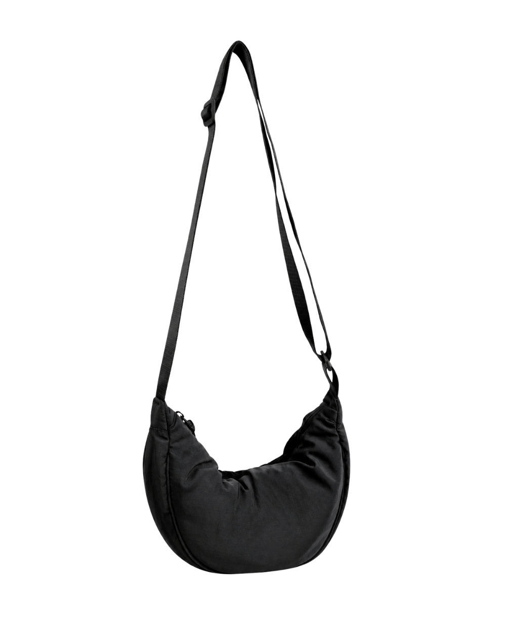 Nylon Crescent Crossbody Bag