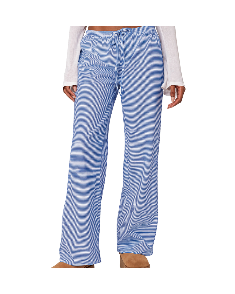 Wide Leg Striped Pants