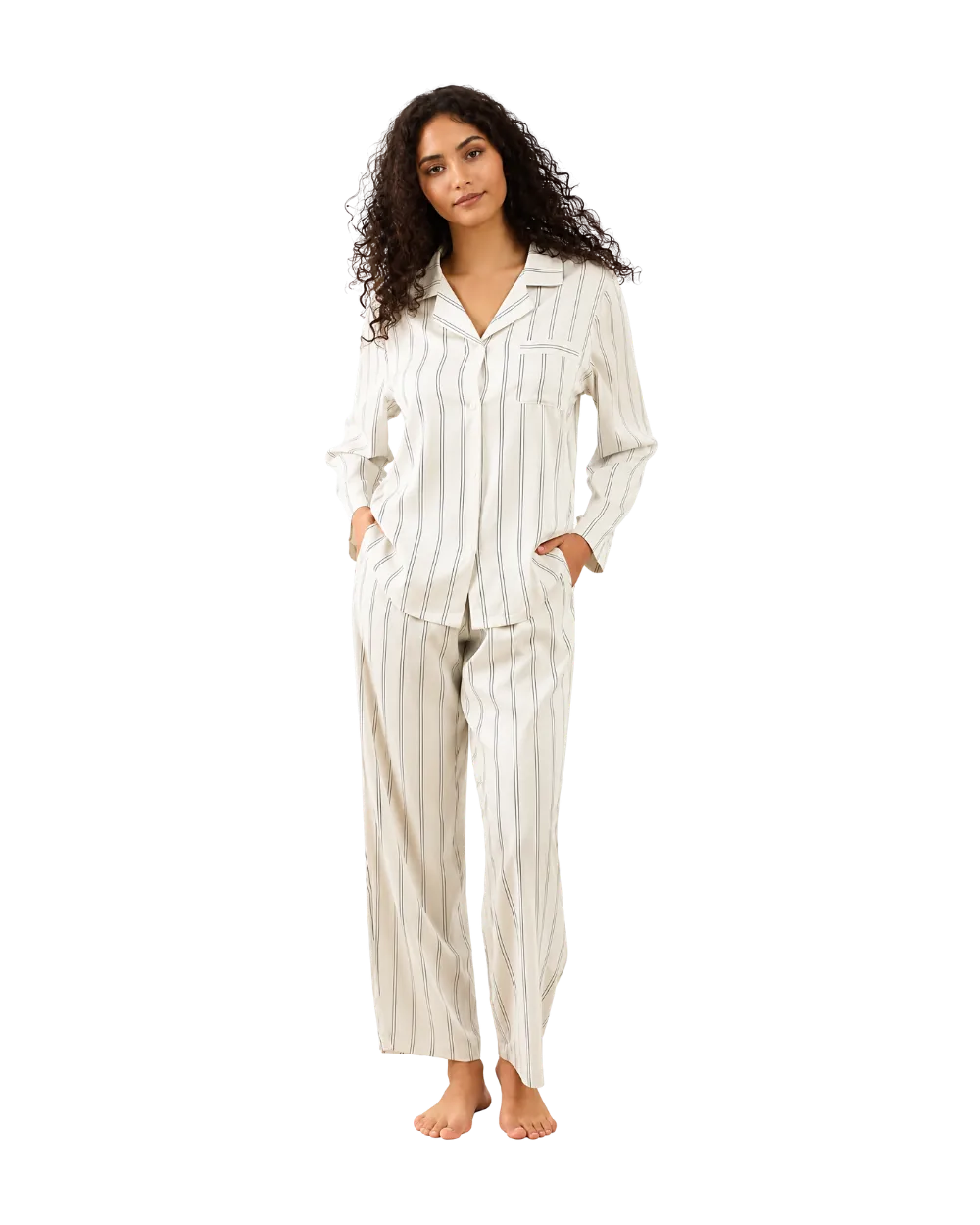 Women's Silk Satin Pajamas Set