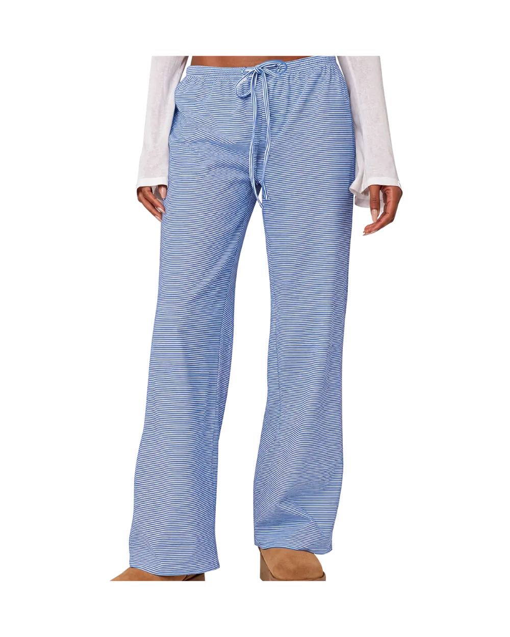 Ugerlov Wide Leg Striped Pants